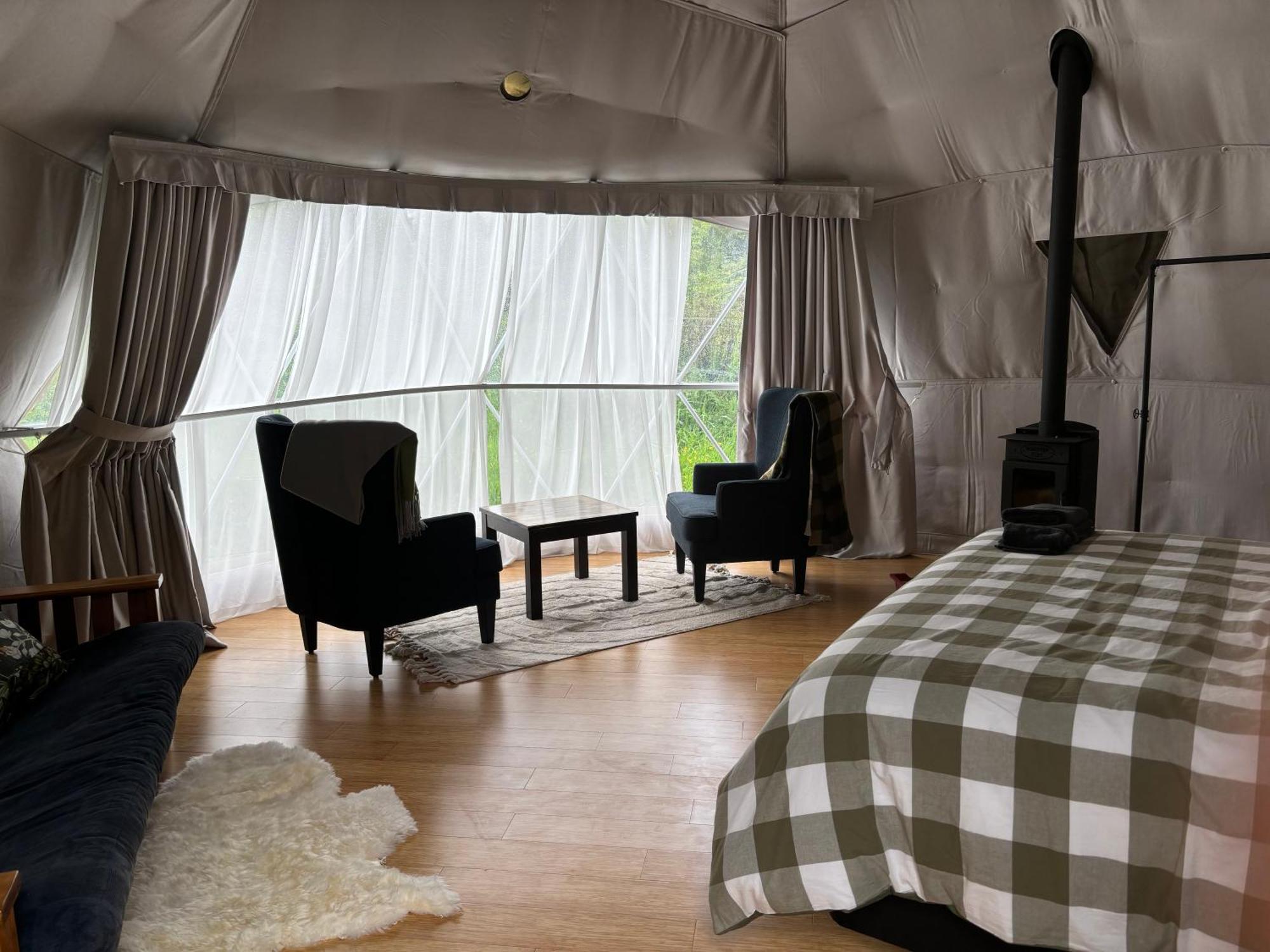 Takahuri Glamping Domes Whanganui Esterno foto